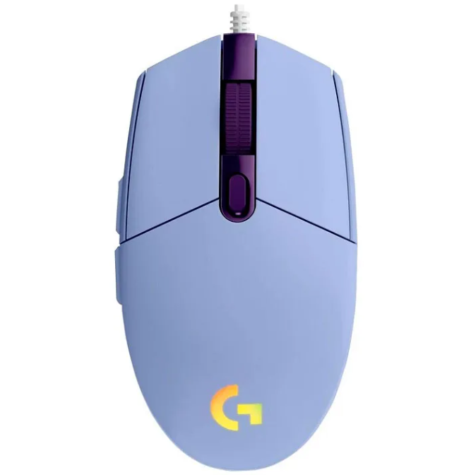 Mouse Gamer Logitech G203 Lightsync lila