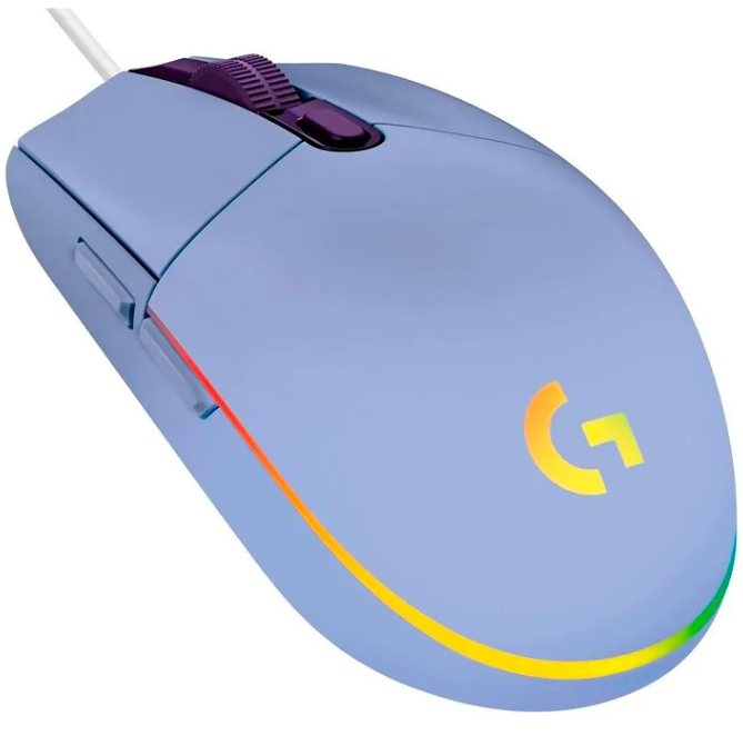 Mouse Gamer  Lightsync lila Logitech G203