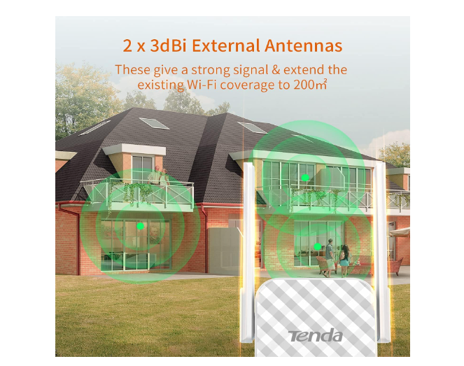Extensor de Red Tenda Wireless N300 300Mbps Rate