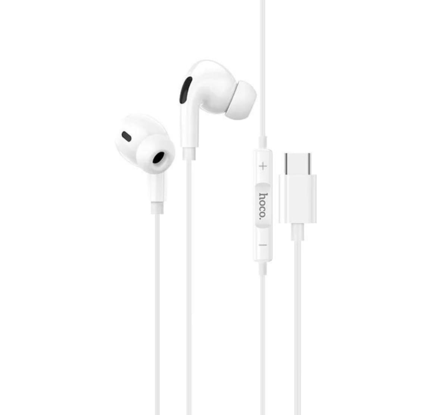 Audífonos alámbricos USB-C Hoco M83