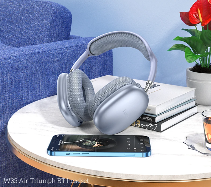 Audífono bluetooth 45hrs  Long Usage Time Hoco W35 AIR