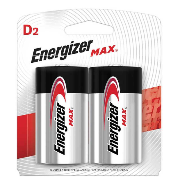 Pila Alcalina  D2 1,5v Energizer Max