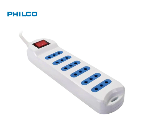 Extension Alargador 6 posiciones  3 metros Philco XT30
