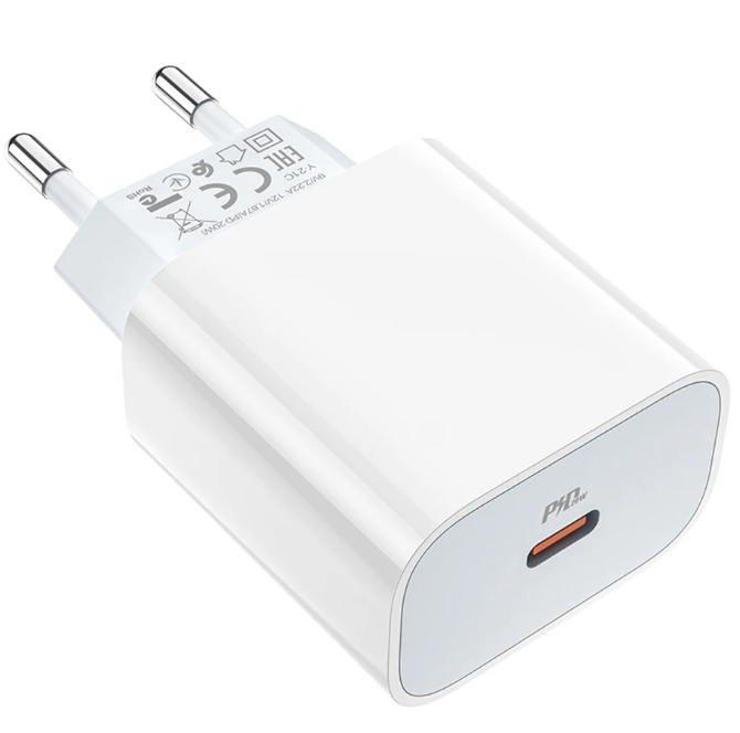 Cargador de pared USB-C 20W sin cable  Borofone BA81A