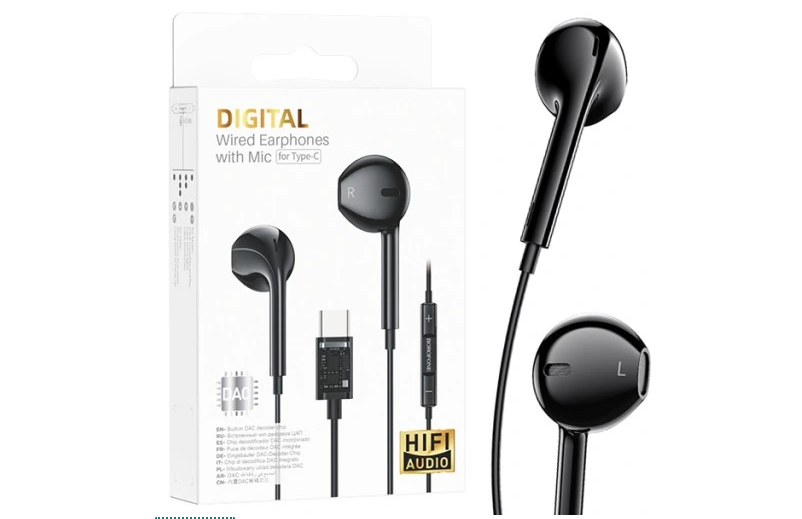 Audífono Tipo C manos libres Borofone BM60