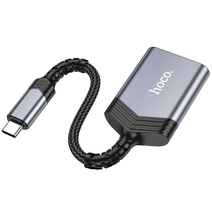 Lector de tarjetas SD  USB-C  2TB 480Mbps Hoco UA25