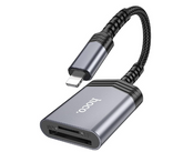 Lector de tarjetas SD/FT Lightning 2TB 480Mbps Hoco UA25