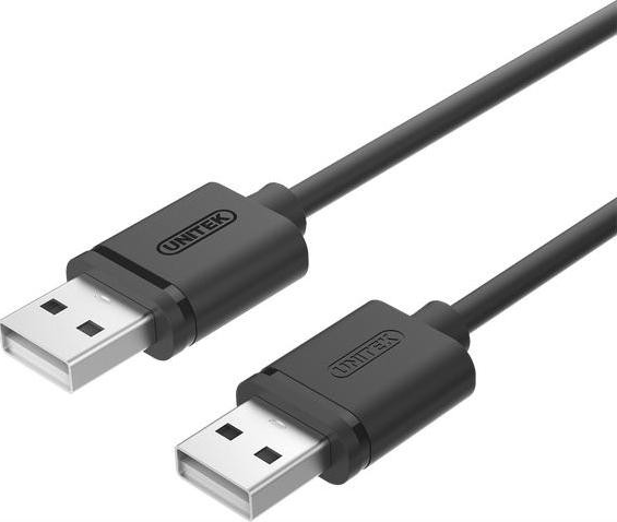 Cable Unitek Y-C442GBK USB2.0 macho a macho 1,5 m