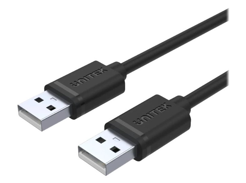 Cable Unitek Y-C442GBK USB2.0 macho a macho 1,5 m