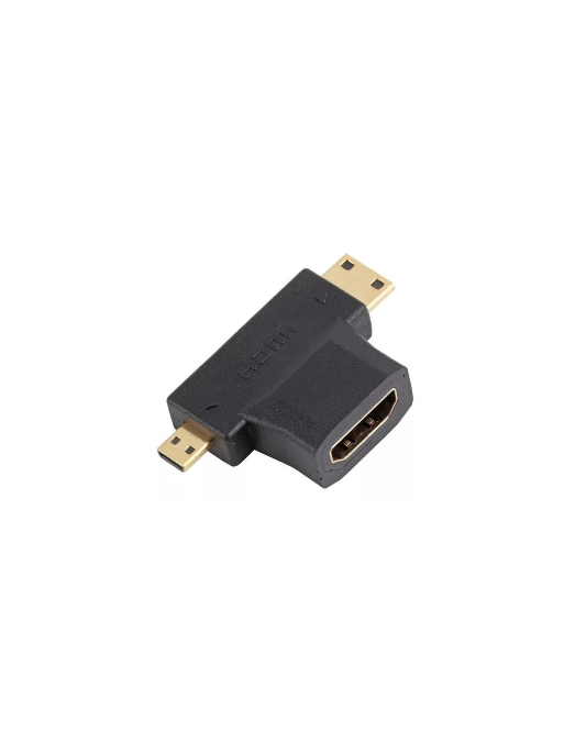 Adaptador HDMI mini / micro HDMI 1080p macho a HDMI hembra Ulink