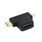 Adaptador HDMI mini / micro HDMI 1080p macho a HDMI hembra Ulink
