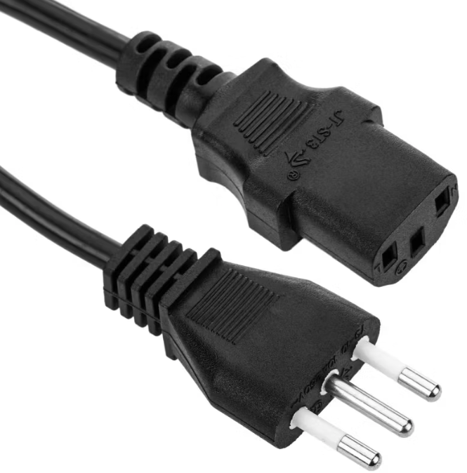 Cable de poder para PC Electro Lite 1,8mts
