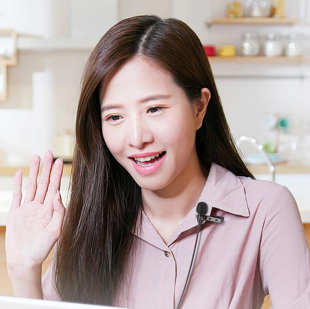 Micrófono Lavalier Lightning 2mt Borofone BFK11