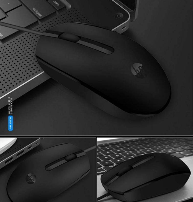 Mouse alámbrico 3 botones 1200 DPI  HP M10