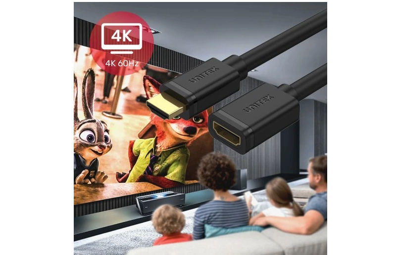 Cable Extensión Hdmi Macho to HDMI Hembra 4K 3MTS  UNITEK