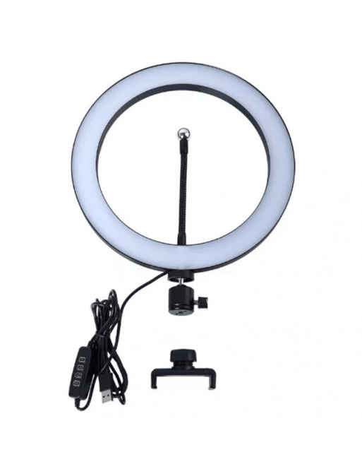 Aro de luz 3D-36 LED + tripode 36CM RGB