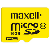 Tarjeta de memoria MicroSD 16GB + Adaptador 90MB/s Maxell