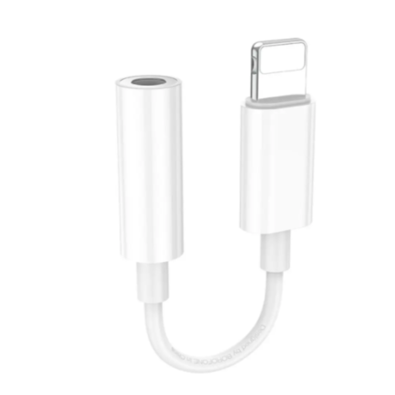 Adaptador de audio Lightning a auxiliar 3.5mm Borofone BV21