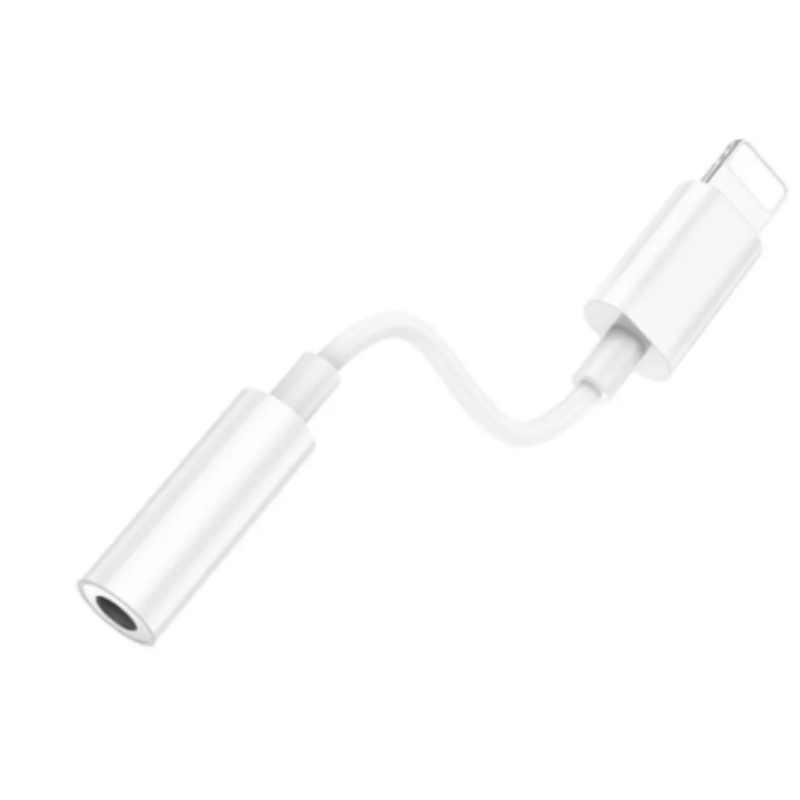 Adaptador de audio Lightning a auxiliar 3.5mm Borofone BV21