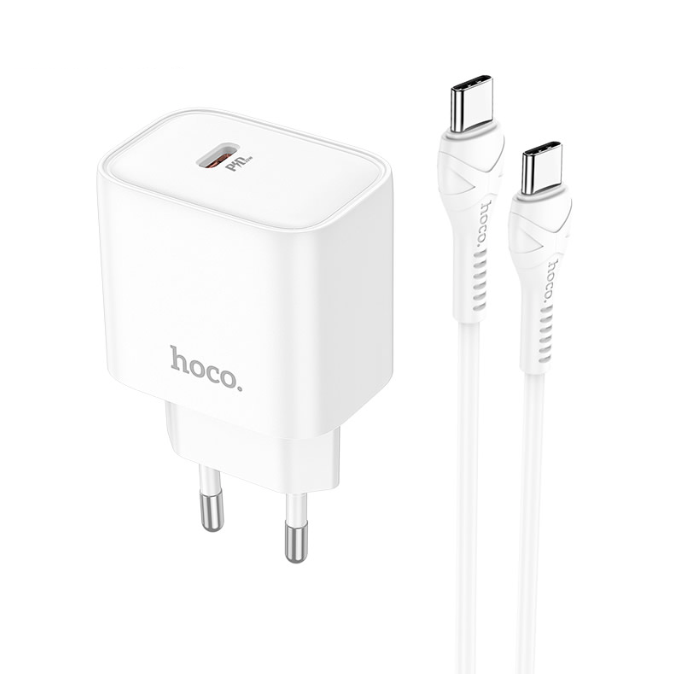 Cargador de pared Tipo-C a Tipo-C Hoco DC67