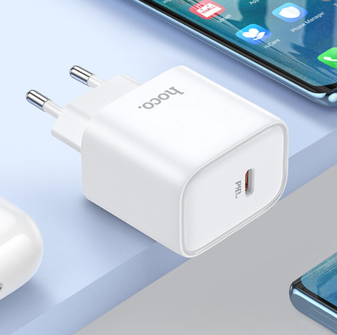 Cargador de pared  USB-C a Lighting Hoco DC67
