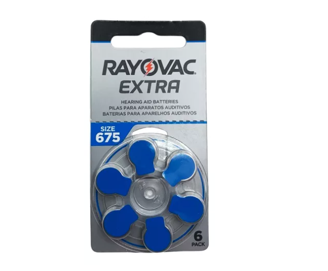Pila Auditiva 675 x6 Unidades 1.45v Rayovac