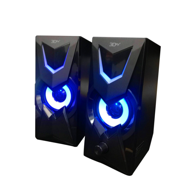 Parlante Multimedia Gamer 3DFX Gwydyon