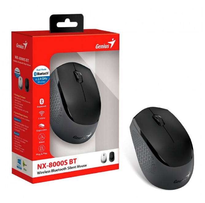 Mouse Bluetooth Silent Genius NX-8000S