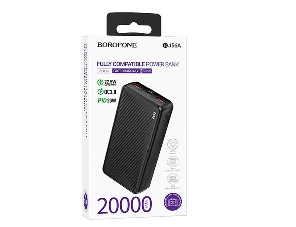 Batería externa Graceful 22,5 W+PD20W 20,000mAh Borofone BJ56A