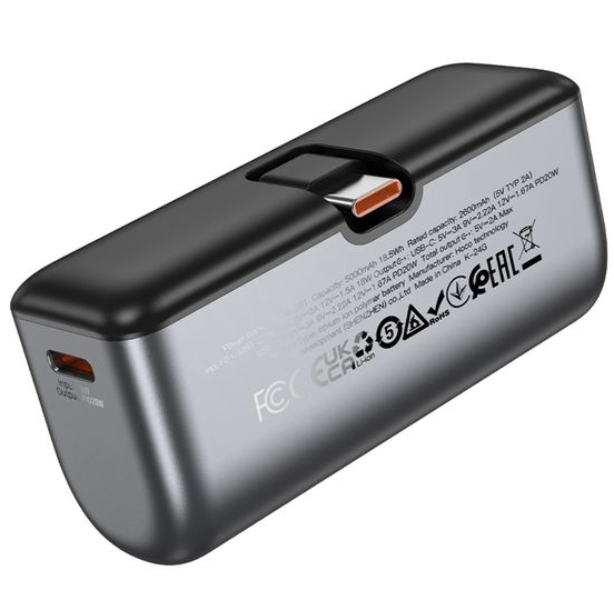 Power Bank mini pocket USB-C 5000mAh 20W Hoco Q31