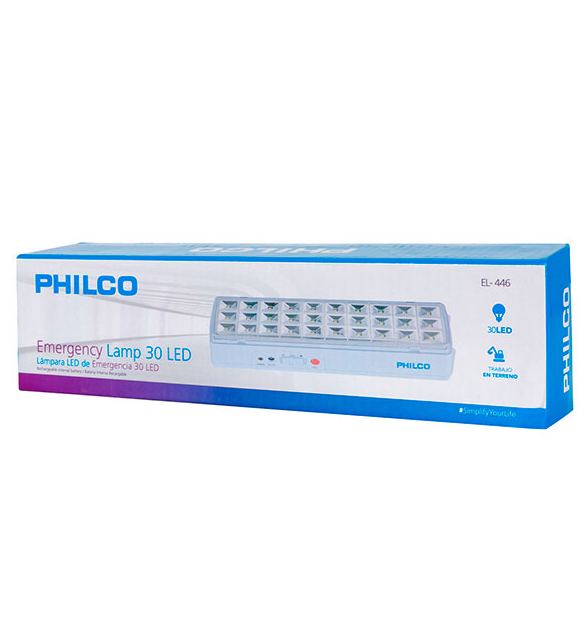 Lampara de emergencia 30 Led recargable Philco