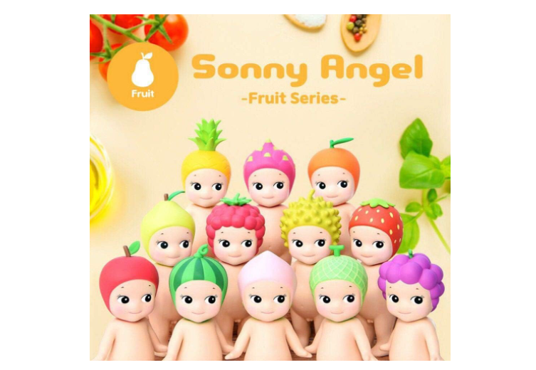 Mini figuras Sonny Angel Hippers serie frutas