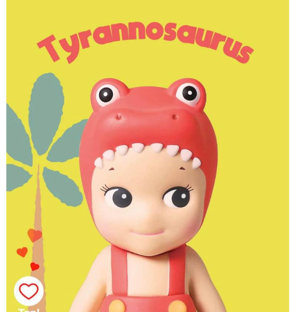 Mini figuras Sonny Angel Hippers serie Dinosaurio