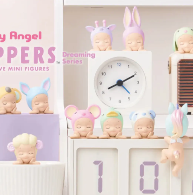 Pack de 4 Mini figuras Sonny Angel Hippers de coleccion