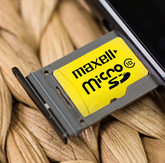 Tarjeta de memoria MicroSD 64GB + Adaptador 90MB/s Maxell