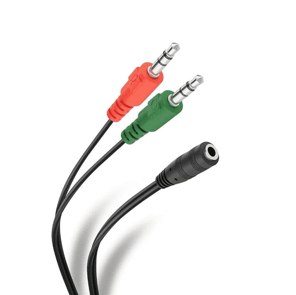 Cable de audio 3.5mm hembra 3.5mm macho splitter Ulink