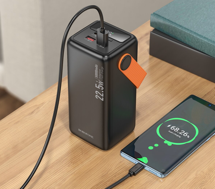 Power Bank 50,000mAh 22.5W 3ports Borofone BJ66A