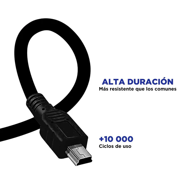 Cable USB a mini USB 5 pines 0,5mts Ulink 0150074