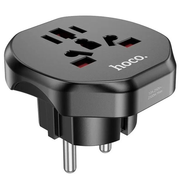 Adaptador Enchufe universal para varios paises Hoco AC6