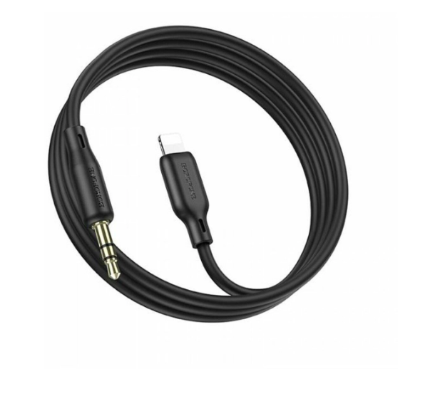Cable de Audio Jack 3,5mm a LIGHTNING Borofone Bl18 negro