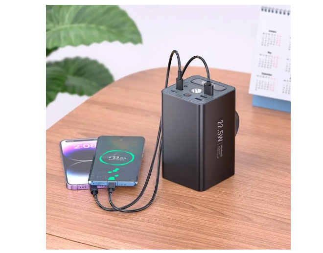 Power Bank multifuncion 60000 mAh PD 22,5W Hoco J138