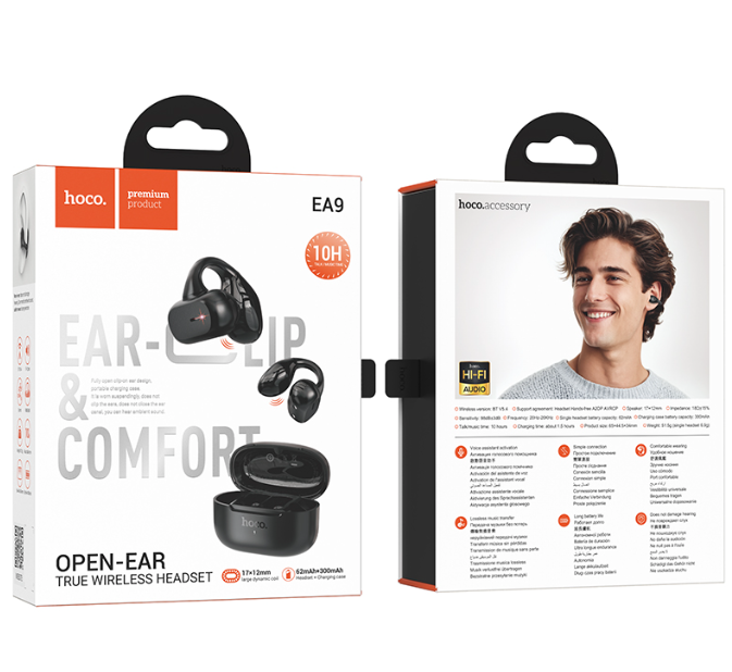 Audifono bluetooth EAR-CLIP 10hrs Hoco EA9