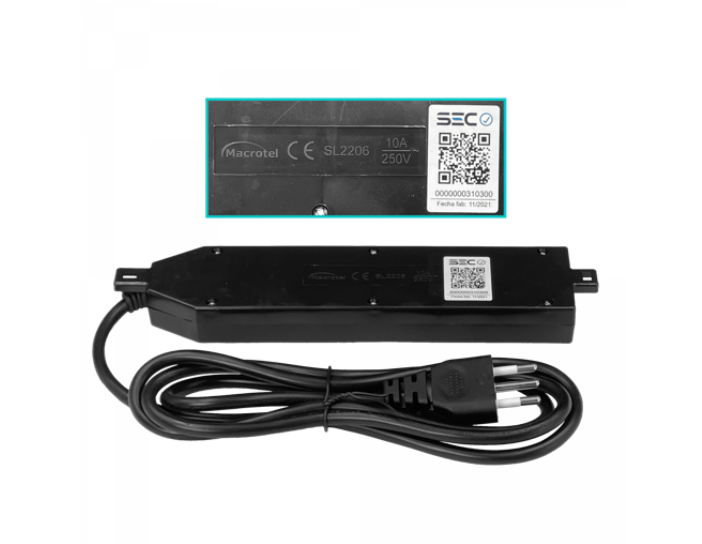 Alargador de corrientes 4 posiciones 1.5MT Macrotel