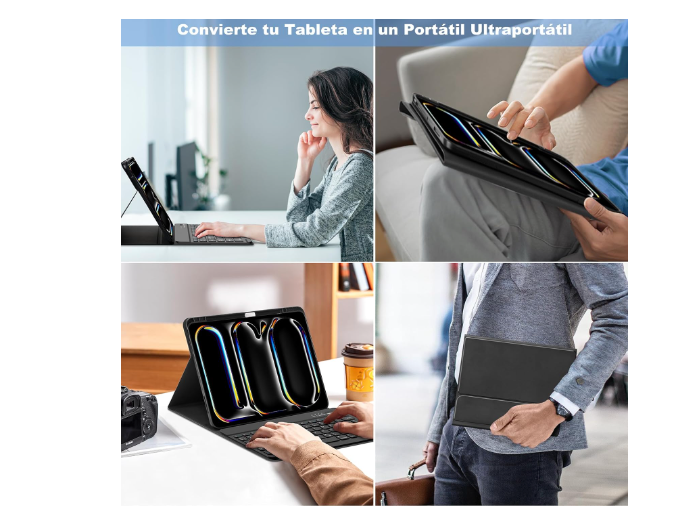 Funda con teclado para IPAD Air11 (2025/2024) Air5/Air4 10.9