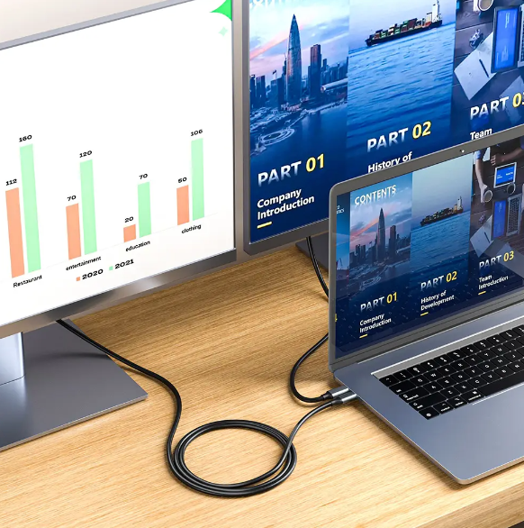 Cable USB-C a DisplayPort 8K 60Hz Onten OTN-UC955  1.8m