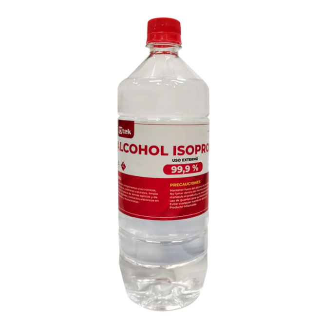 Alcohol Isopropílico 1 litro 99.9% Pureza Utek