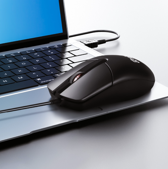 Mouse óptico con cable USB UTEK UT-MO750U
