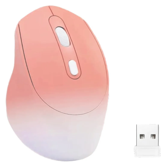 Mouse Bluetooth 2.4ghz M128 rosado