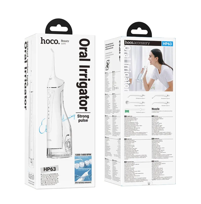 Irrigador bucal de enjuague eléctrico Hoco HP63