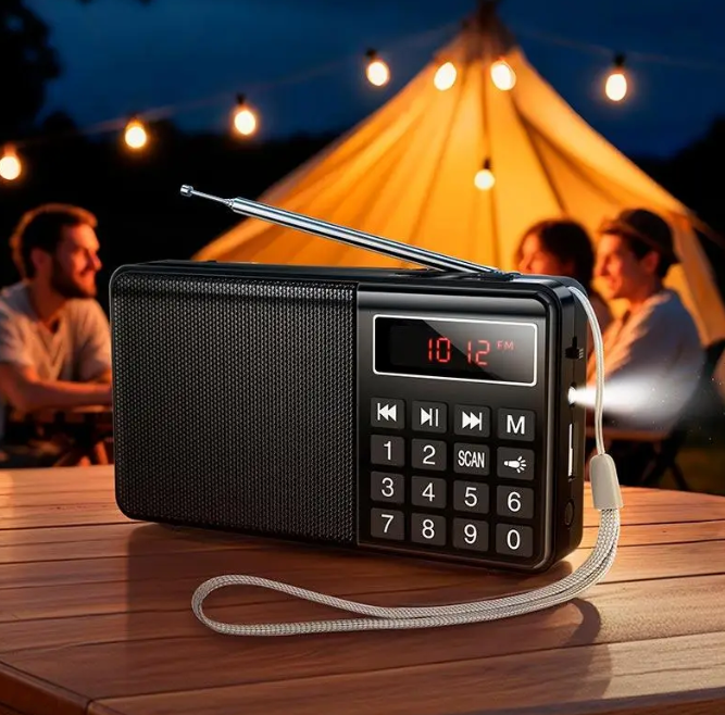 Radio portátil AM/FM, USB/TF/BT5.3 HOCO HI50